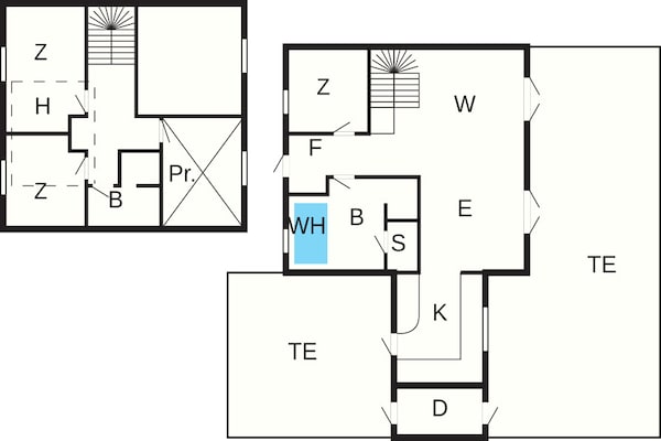 Foto van 6 persoons vakantie huis in Blokhus-By Traum - Vakantiehuis in Blokhus - FloorPlan