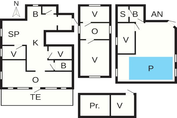 Foto van 17 persoons vakantie huis in MELLERUD-By Traum - Vakantiehuis in MELLERUD - FloorPlan