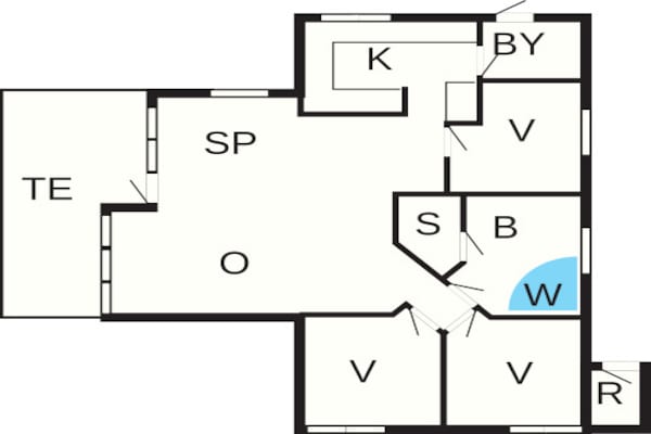Foto van Luxe spa-retraite van Skaven - Vakantiehuis in Tarm - FloorPlan