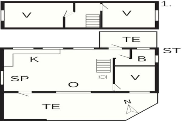 Foto van 6 persoons vakantie huis in Harboøre-By Traum - Vakantiehuis in Harboøre - FloorPlan