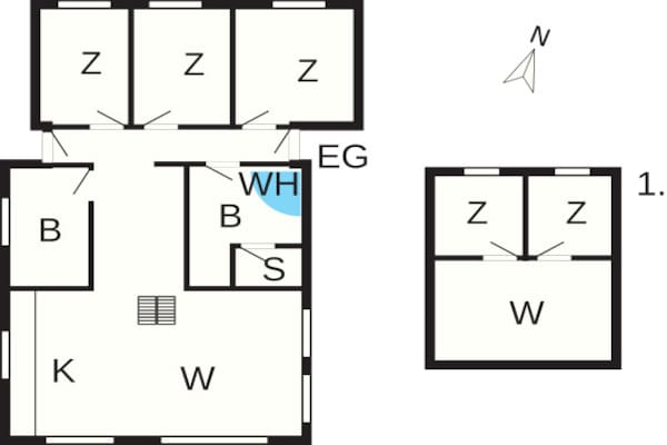 Foto van 10 persoons vakantie huis in Væggerløse-By Traum - FloorPlan