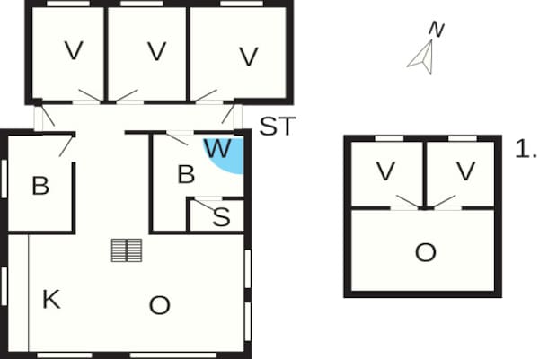 Foto van 10 persoons vakantie huis in Væggerløse-By Traum - FloorPlan