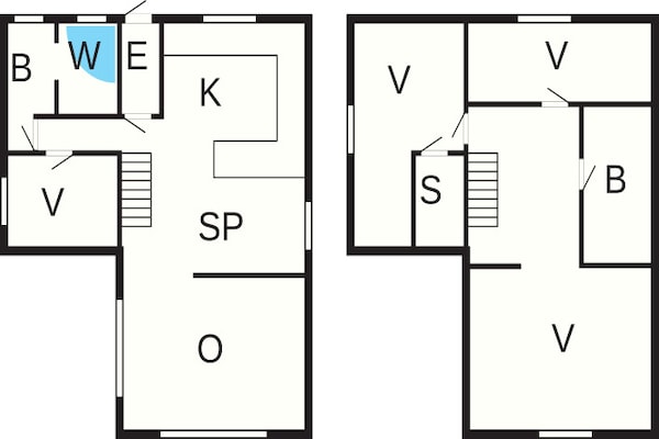 Foto van 8 persoons vakantie huis in Blåvand - Vakantiehuis in Blåvand - FloorPlan