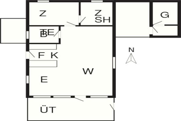 Foto van 6 persoons vakantie huis in Hvide Sande-By Traum - Vakantiehuis in Hvide Sande - FloorPlan