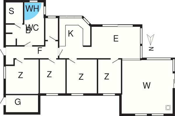 Foto van 7 persoons vakantie huis in Henne-By Traum - Vakantiehuis in Henne - FloorPlan
