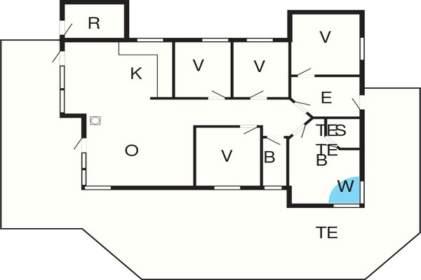 Foto van Luxe ecologische cottage in Klitmoller - Vakantiehuis in Thisted - FloorPlan