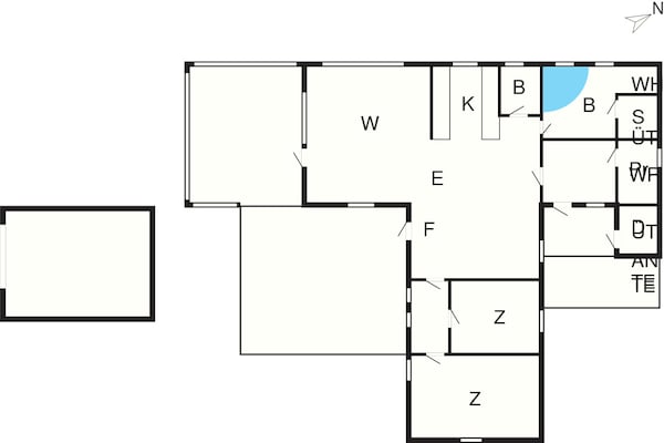 Foto van 12 persoons vakantie huis in Ringkøbing-By Traum - Vakantiehuis in Ringkøbing - FloorPlan