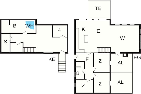 Foto van 10 persoons vakantie huis in Roslev - Vakantiehuis in Roslev - FloorPlan