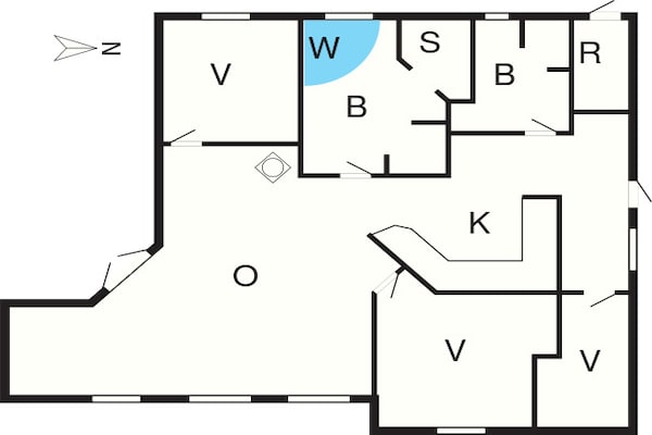 Foto van 6 persoons vakantie huis in Hadsund-By Traum - Vakantiehuis in Hadsund - FloorPlan