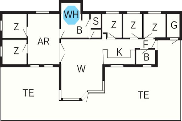 Foto van 14 persoons vakantie huis in Rødby-By Traum - Vakantiehuis in Rødby - FloorPlan