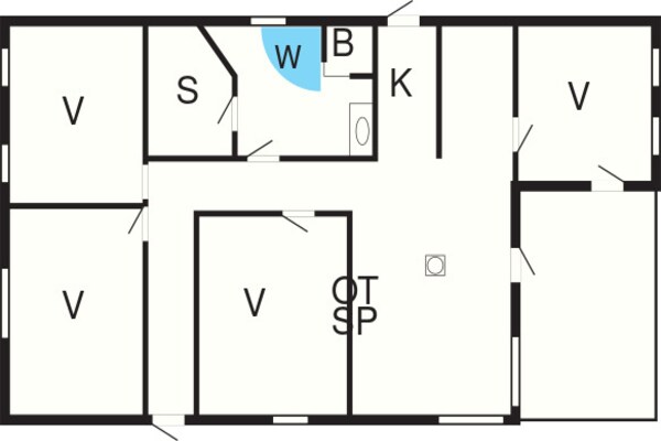 Foto van 8 persoons vakantie huis in Ålbæk-By Traum - Vakantiehuis in Ålbæk - FloorPlan
