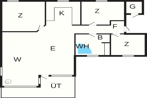 Foto van 6 persoons vakantie huis in Højby-By Traum - Vakantiehuis in Højby - FloorPlan