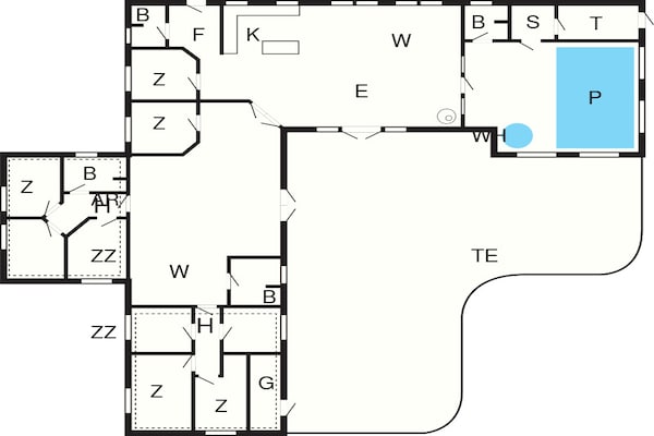 Foto van Luxe zwembad retraite bij zee -- By Traum Ferienwohnungen - FloorPlan