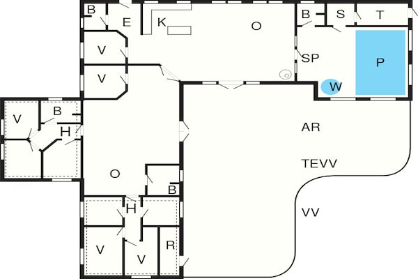 Foto van Luxe zwembad retraite bij zee -- By Traum Ferienwohnungen - FloorPlan