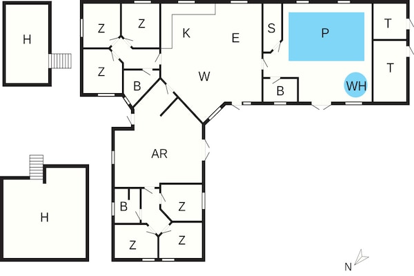 Foto van Luxe villa met zwembad Marielyst - Vakantiehuis in Idestrup - FloorPlan