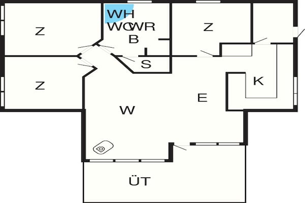 Foto van 6 persoons vakantie huis in Dronningmølle-By Traum - FloorPlan
