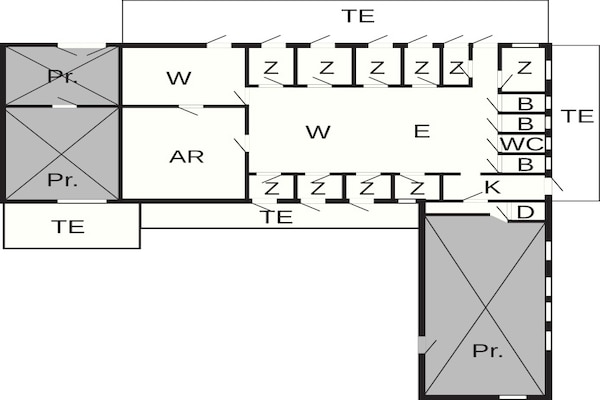 Foto van 24 persoons vakantie huis in Løkken-By Traum - Vakantiehuis in Løkken - FloorPlan