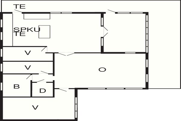 Foto van Gezellig strandhuis in Rageleje - Vakantiehuis in Vejby - FloorPlan
