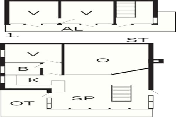 Foto van Verblijf aan zee in Allinge - Vakantiehuis in Allinge - FloorPlan