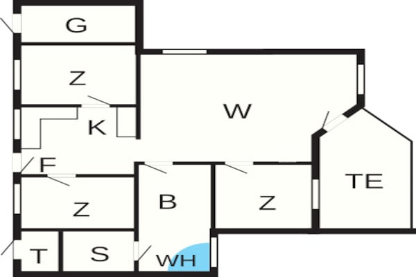 Foto van 6 persoons vakantie huis in Otterndorf - Vakantiehuis in Ottendorf - FloorPlan