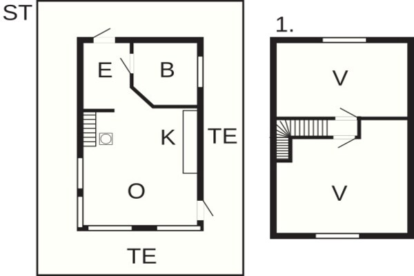 Foto van 6 persoons vakantie huis in Bøstad-By Traum - Vakantiehuis in Bøstad - FloorPlan