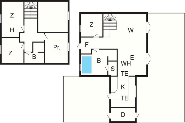 Foto van 6 persoons vakantie huis in Blokhus-By Traum - Vakantiehuis in Blokhus - FloorPlan