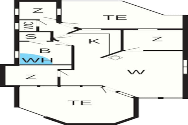 Foto van 6 persoons vakantie huis in Sjølund-By Traum - Vakantiehuis in Sjølund - FloorPlan