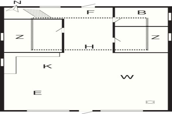 Foto van 6 persoons vakantie huis in Harboøre-By Traum - Vakantiehuis in Harboøre - FloorPlan