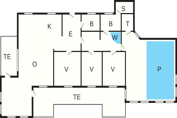 Foto van 8 persoons vakantie huis in Fjerritslev-By Traum - Vakantiehuis in Fjerritslev - FloorPlan