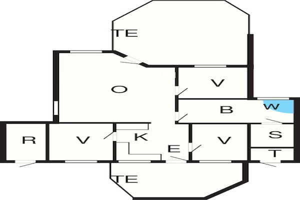 Foto van 6 persoons vakantie huis in Otterndorf - Vakantiehuis in Ottendorf - FloorPlan