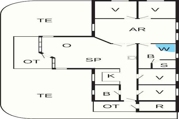 Foto van Luxe familie retraite -- By Traum Ferienwohnungen - Vakantiehuis in Rømø - FloorPlan
