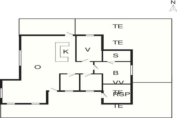 Foto van 6 persoons vakantie huis in Ringkøbing-By Traum - Vakantiehuis in Ringkøbing - FloorPlan