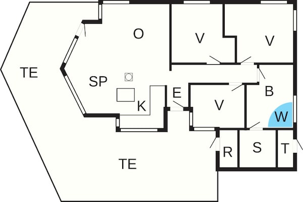 Foto van 6 persoons vakantie huis in GROEMITZ - Vakantiehuis in GROEMITZ - FloorPlan