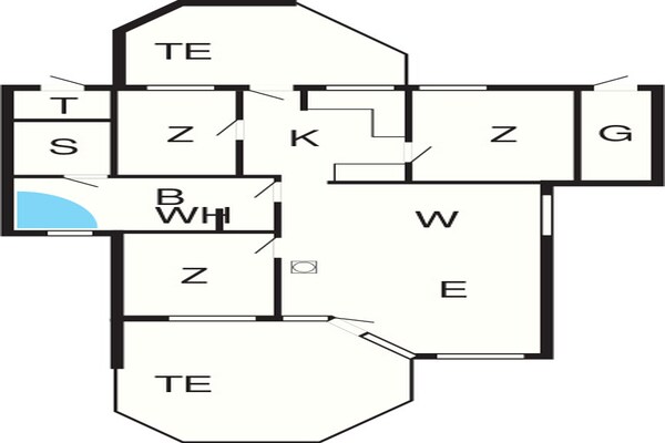 Foto van 6 persoons vakantie huis in GROEMITZ - Vakantiehuis in GROEMITZ - FloorPlan