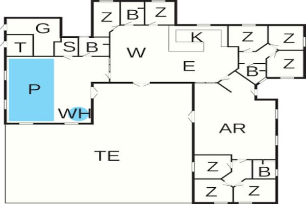 Foto van Luxe zwembad retraite -- By Traum Ferienwohnungen - Vakantiehuis in Løkken - FloorPlan