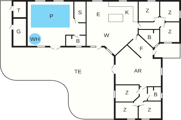 Foto van 16 persoons vakantie huis in Løkken-By Traum - Vakantiehuis in Løkken - FloorPlan