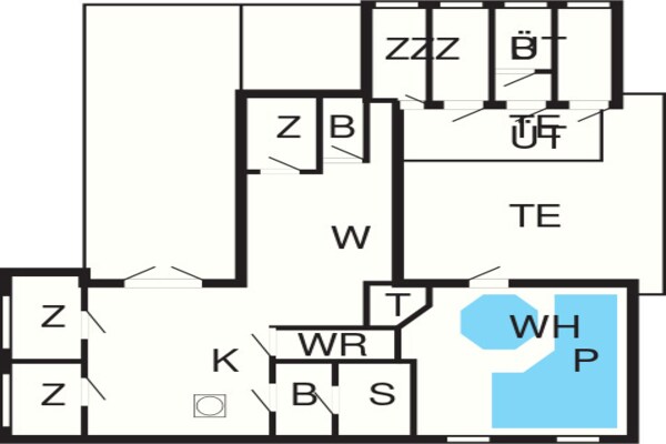 Foto van 18 persoons vakantie huis in Rømø-By Traum - Vakantiehuis in Rømø - FloorPlan