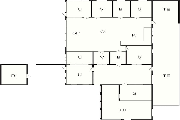 Foto van 12 persoons vakantie huis in Vinderup-By Traum - Vakantiehuis in Vinderup - FloorPlan