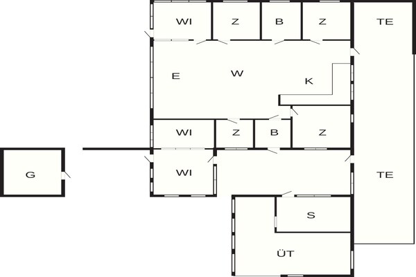 Foto van 12 persoons vakantie huis in Vinderup-By Traum - Vakantiehuis in Vinderup - FloorPlan