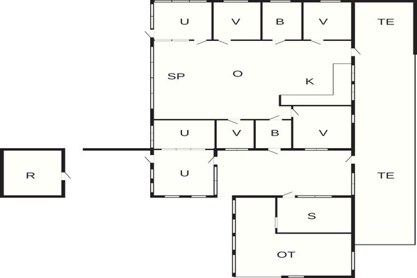 Foto van 12 persoons vakantie huis in Vinderup-By Traum - Vakantiehuis in Vinderup - FloorPlan