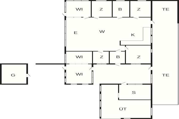 Foto van 12 persoons vakantie huis in Vinderup-By Traum - Vakantiehuis in Vinderup - FloorPlan