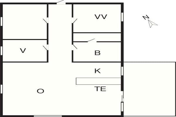 Foto van 7 persoons vakantie huis in Frøstrup - Vakantiehuis in Frøstrup - FloorPlan
