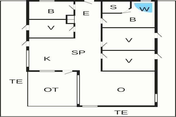 Foto van 8 persoons vakantie huis in Ålbæk-By Traum - Vakantiehuis in Ålbæk - FloorPlan