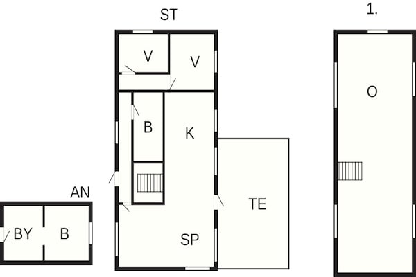 Foto van Kustcharme in Baring -- By Traum Ferienwohnungen - Vakantiehuis in Asperup - FloorPlan