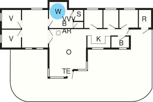 Foto van 14 persoons vakantie huis in Idestrup-By Traum - Vakantiehuis in Idestrup - FloorPlan