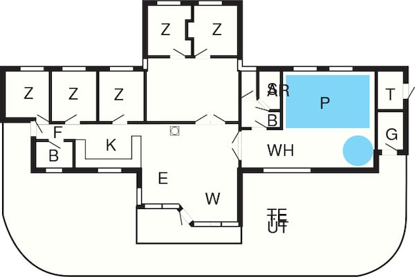Foto van 14 persoons vakantie huis in Højslev - Vakantiehuis in Højslev - FloorPlan