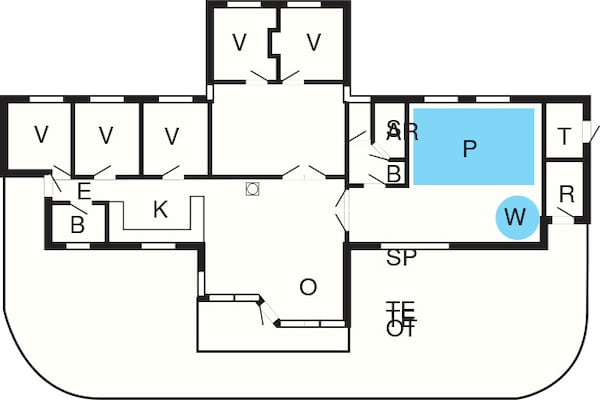 Foto van 14 persoons vakantie huis in Højslev - Vakantiehuis in Højslev - FloorPlan