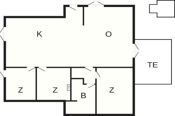 Foto van 6 persoons vakantie huis in Kalundborg-By Traum - Vakantiehuis in Kalundborg - FloorPlan