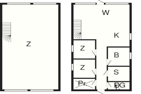 Foto van 6 persoons vakantie huis in Rømø-By Traum - Vakantiehuis in Rømø - FloorPlan