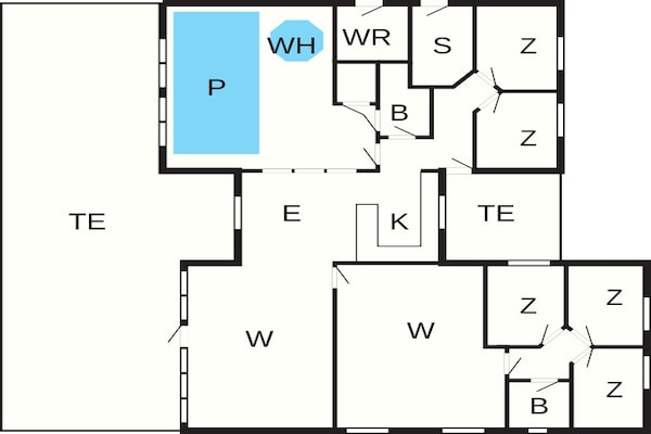 Foto van Luxe vakantieverblijf aan zee - Vakantiehuis in Sydals - FloorPlan